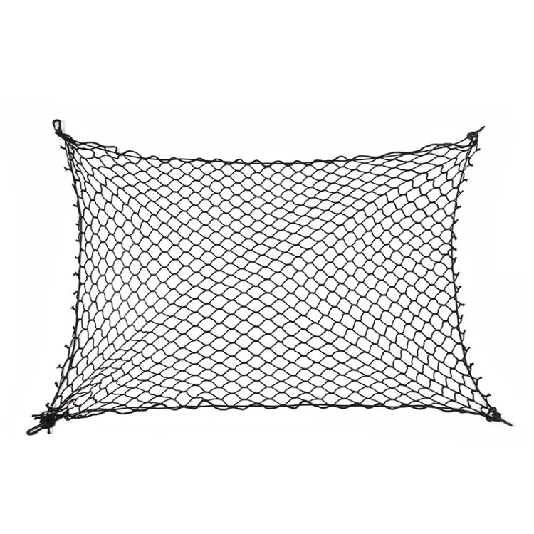 

Car Pet Isolation Net Car Back Seat Dog Barrier Safety Net(120x70cm 4 Side Rubber Band)