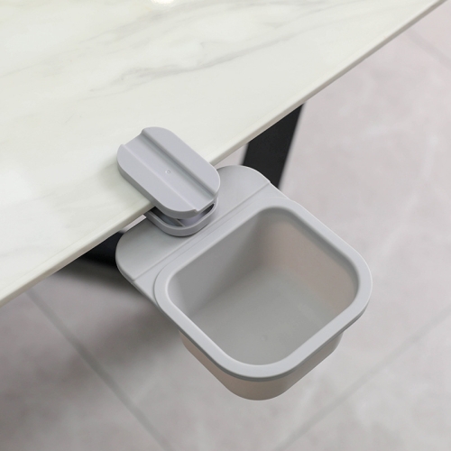 

Rotatable Table Vegetable Residue Bucket Cleaning Storage Spit Bone Trash Can Desktop Hidden Ashtray,Style: Chopsticks Grey