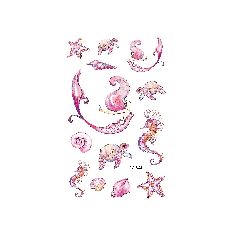 

20 PCS Marine Animal Waterproof Children Tattoo Stickers(EC-566)