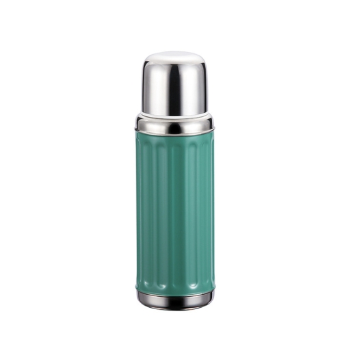 

Retro Stainless Steel Vacuum Flask Large Capacity Portable Water Cup, Capacity: 450ml(Poseidong Green)