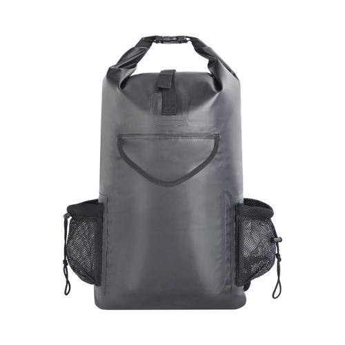 

TM0319007 Cycling Large Capacity Travel Backpack PVC Swimming Drifting Water Waterproof Bag, Size: 40L(Black)