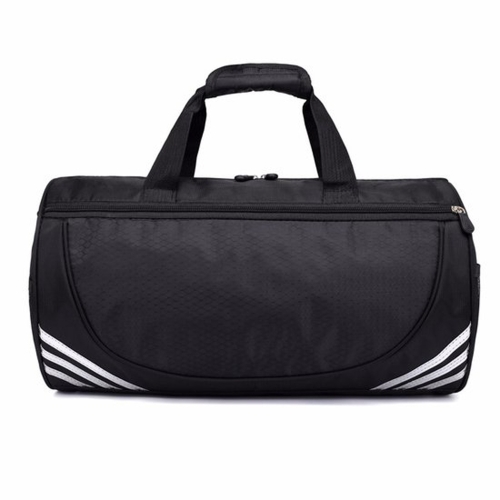 

Leisure Sports Fitness Bag Men And Women One-Shoulder Diagonal Portable Cylindrical Travel Bag, Size: Small(Silver)