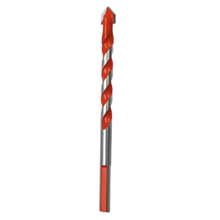 

10 PCS Ceramic Triangle Handle Metal Flashlight Drill Bit, Size: 8mm