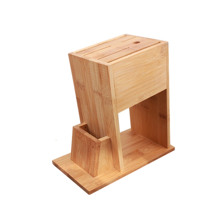 

Household Kitchen Multifunctional Solid Wood Knife Storage Rack, Specification： N-type Tool Holder