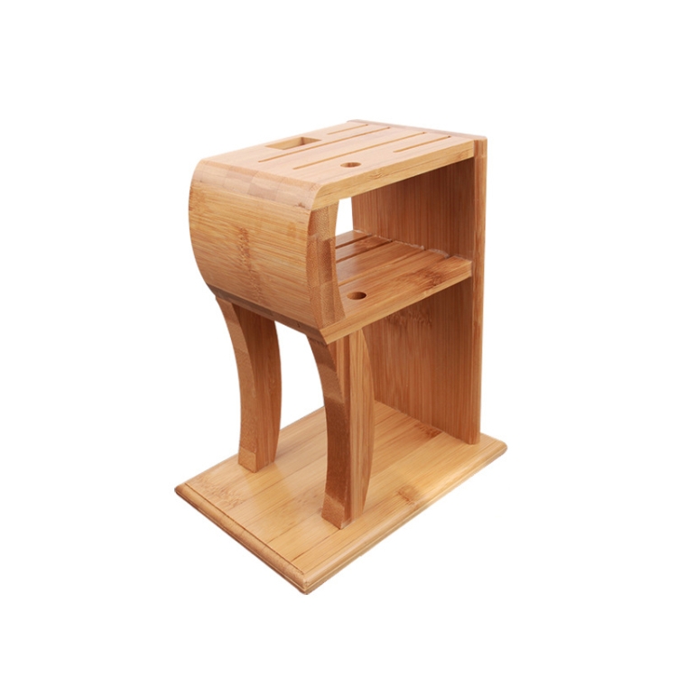 

Household Kitchen Multifunctional Solid Wood Knife Storage Rack, Specification： R-type Tool Holder