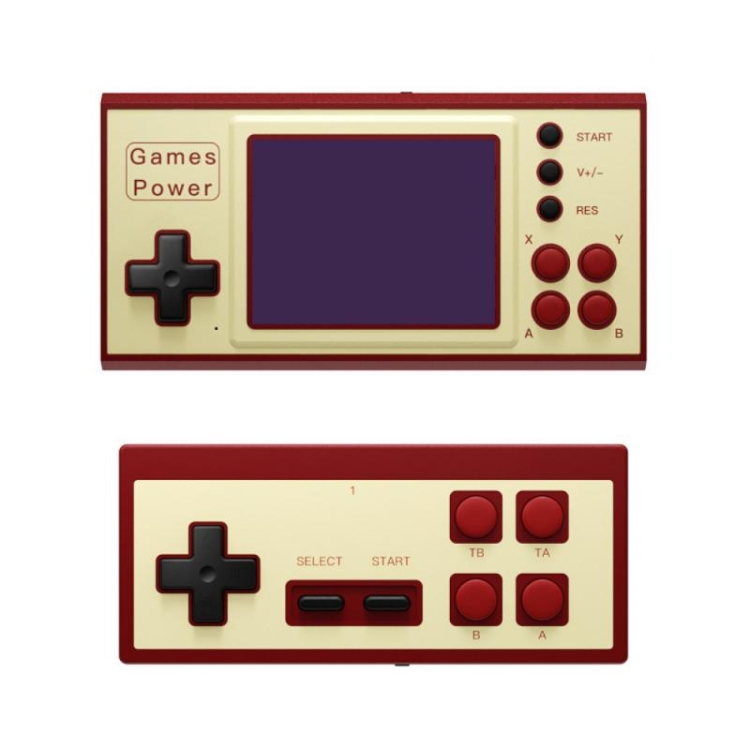 

K30 Retro Nostalgic Handheld Game Console Built-In 500 Games, Style: Double Players