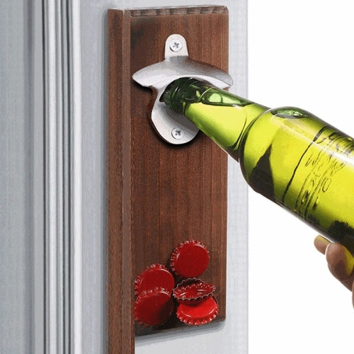 

Wall-Mounted Magnet Beer Bottle Opener，Style： Normal