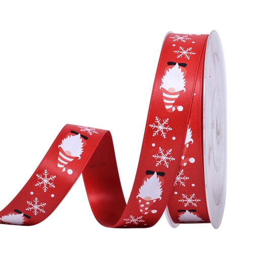 

91.4m / Roll Christmas Ribbon Gift Box Packaging Ribbon,Style: 250 1.9cm Emotion Belt - Santa