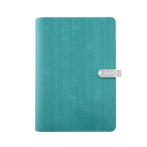 

A5 Three-Dimensional Leather Pattern Notebook Set With 16GB U Disk, Specification: U Disk Style(Sky Blue)