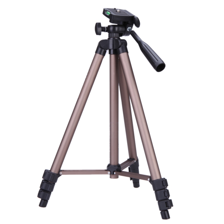 

WT3130 Portable Camera Tripod Stand with Rocker Arm for DSLR Camera Camcorder(Brown)