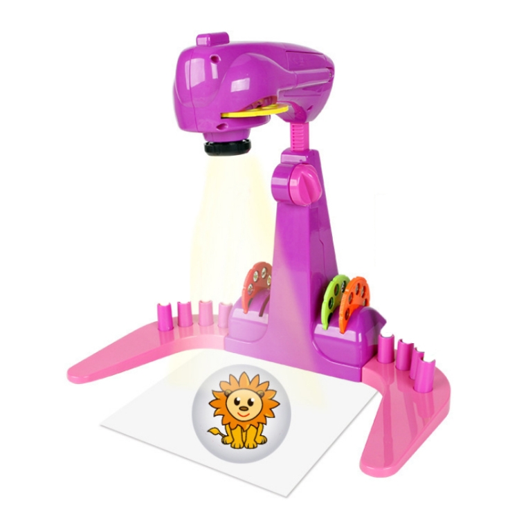 

Children Multifunctional Projection Writing Drawing Board, without Watercolor Pen(Purple)