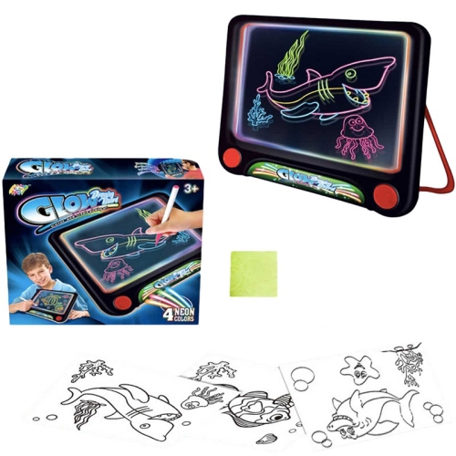 

Multifunctional Luminous 3D Children Drawing Board, Without Watercolor Pen, Style: Luminous Ocean