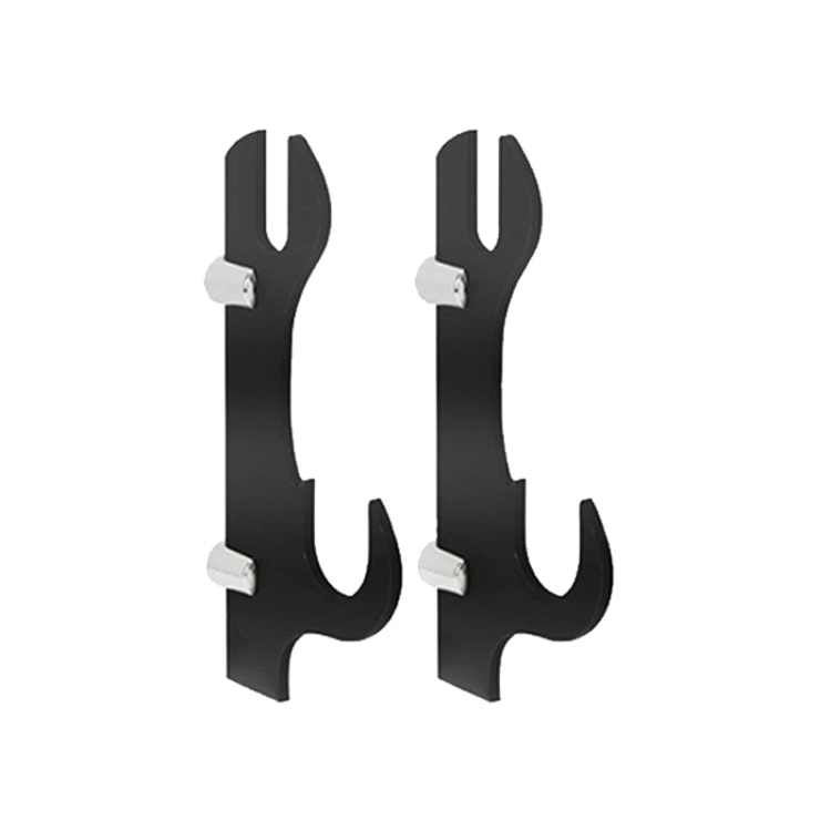 

2 Pairs Acrylic Samurai Sword And Scabbard Holder(Black)