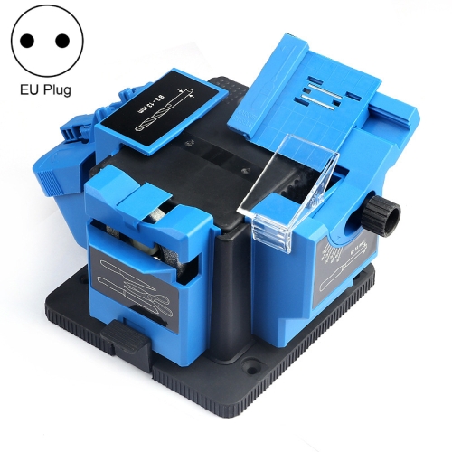 

Electric Household Knife Sharpener Scissors Fruit Knife Drill Bit Sharpener(Blue EU Plug)