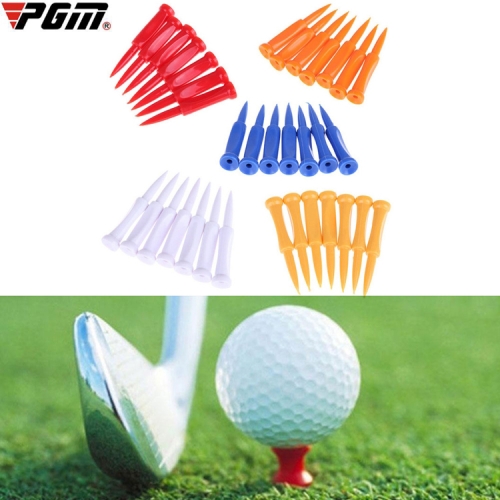 

60 PCS PGM QT012 Golf Ribbon Needle Golf Plastic Ball TEE, Random Color Delivery, Specification: 43mm