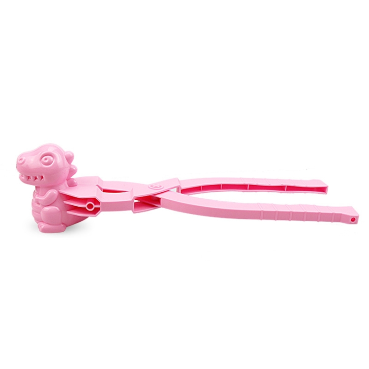 

4 PCS YR628 Children Winter Outdoor Toy Dinosaur Snowball Clip(Pink)