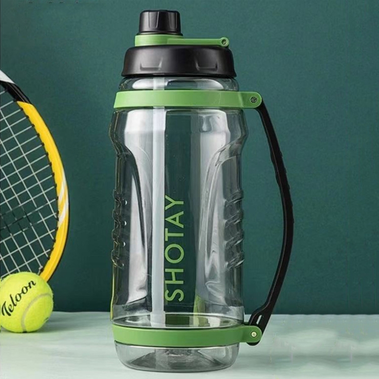 

SHOTAY Outdoor Fitness Portable Large Capacity Dtraw Water Cup, Capacity: 2500ml(Green)