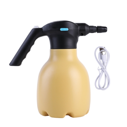 

1.5L Garden Electric Watering Can Handheld Household Flower Watering Device, Specification: Yellow