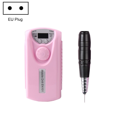 

EN101 Portable Mini Charging Nail Polisher, Specification: 220V EU Plug (Pink)