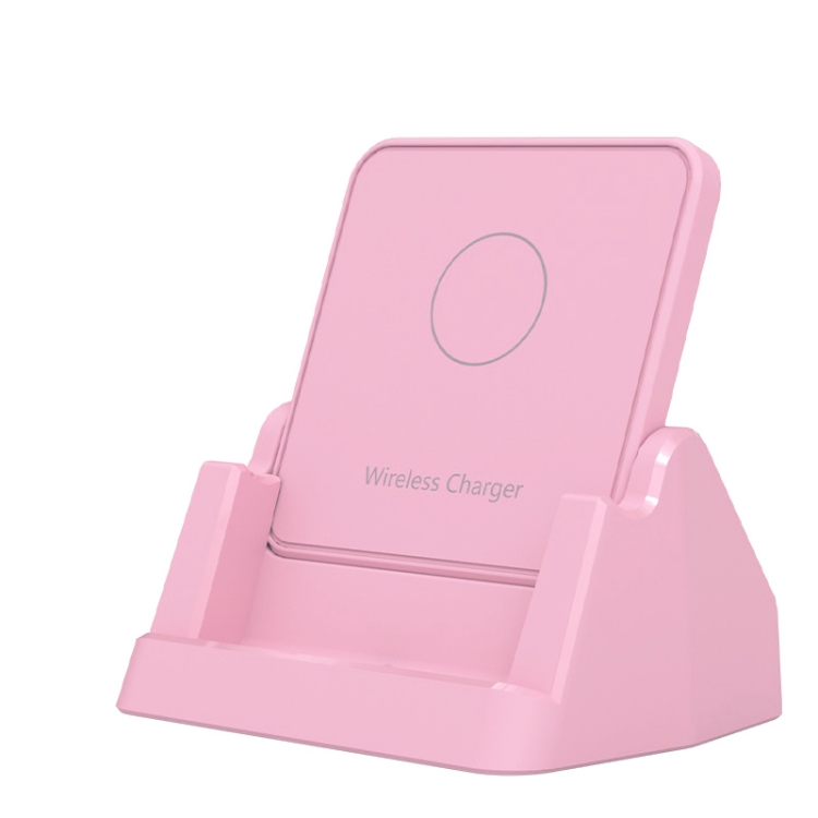 

928 Universal Full-Featured Vertical Wireless Charger 10W (Pink)