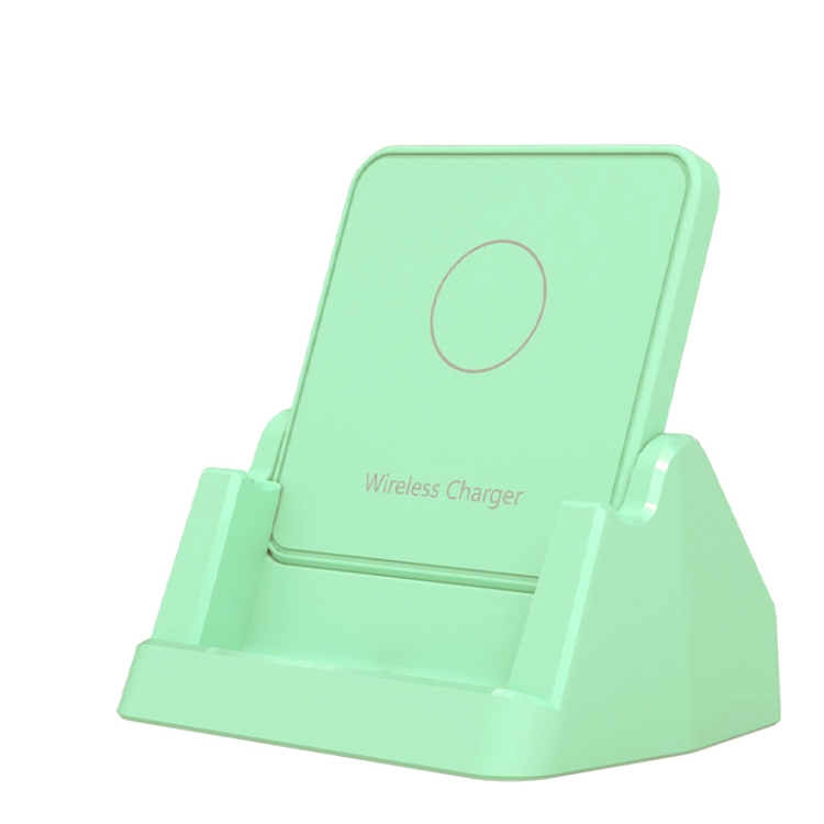 

928 Universal Full-Featured Vertical Wireless Charger 10W (Green)