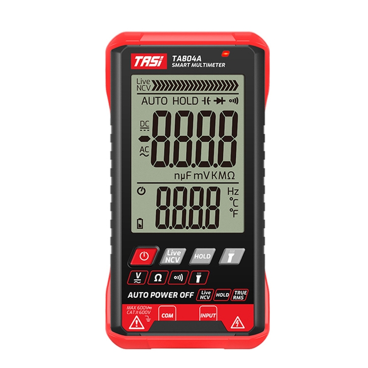 

TA804A Auto Digital Intelligent Multimeter OHM NCV Voltage Meter