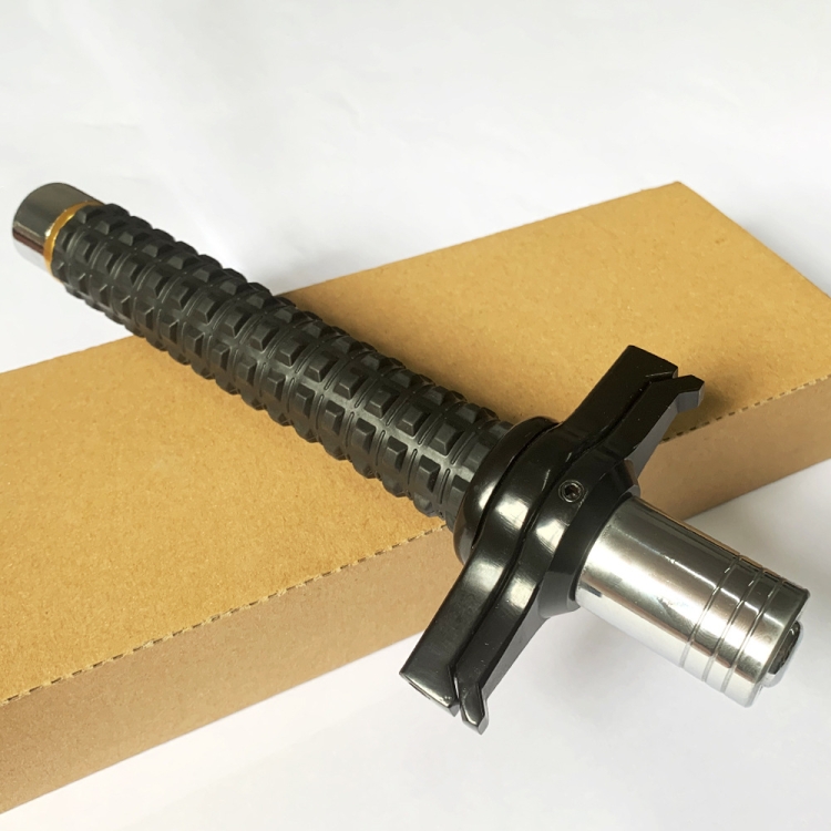 

GZ007 Three-Section Telescopic Block Knife Handguard Swing Stick(Short Section - Silver)
