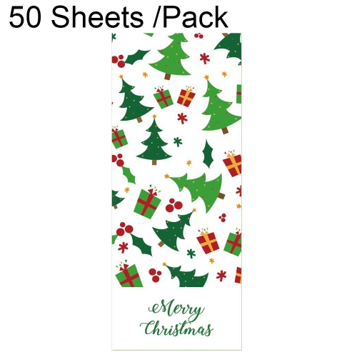 

4 Bags Christmas Rectangle Gift Box Sealed Sticker(P5)