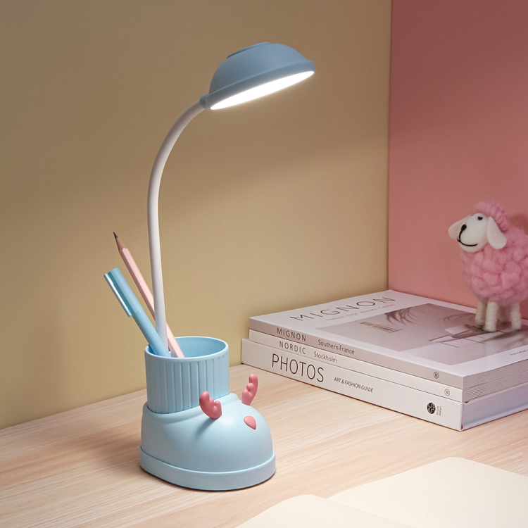 

Cartoon Boots LED Eye Protection Desk Lamp(Sky Blue)