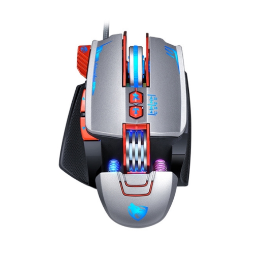 

T-WOLF V9 8 Keys 3200 DPI Gaming Macro Definition Mechanical Wired Mouse(Silver)