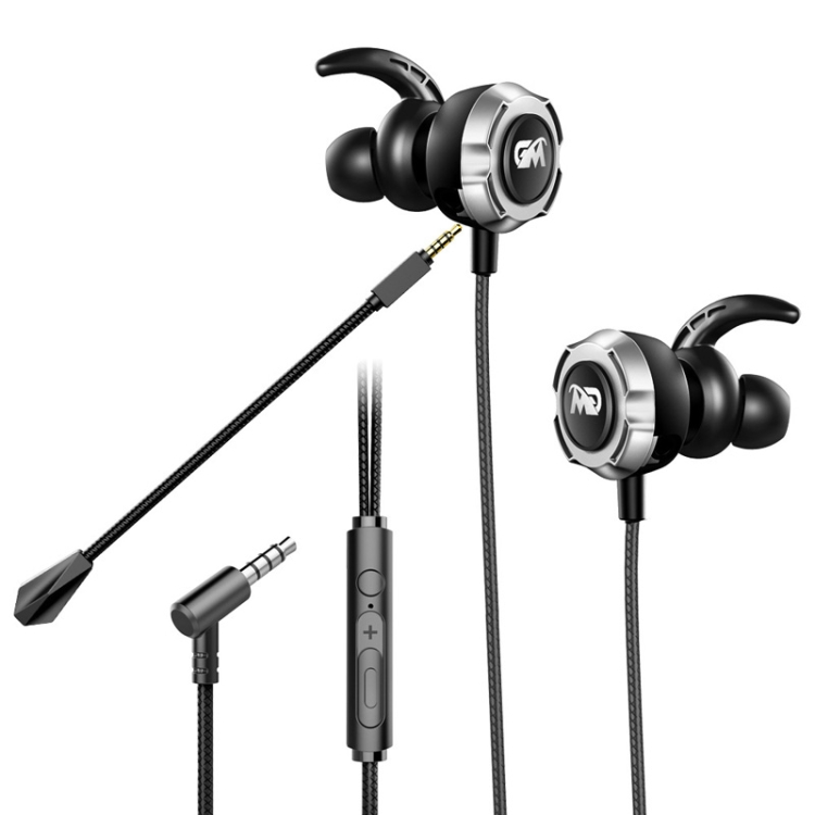 

TF-3 3.5mm In-Ear Gaming Earphone Support Wired Control & Daul Mic, Cable Length: 1.2m(Black)