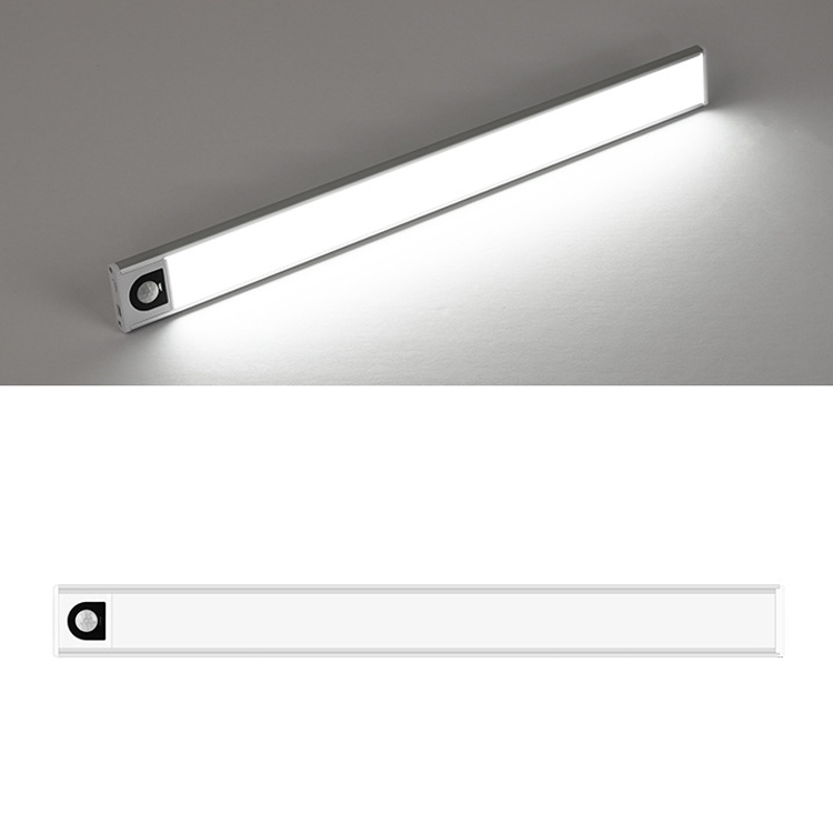 

Intelligent Automatic Human Body Induction Wireless LED Lamp 80cm(Silver + White Light)