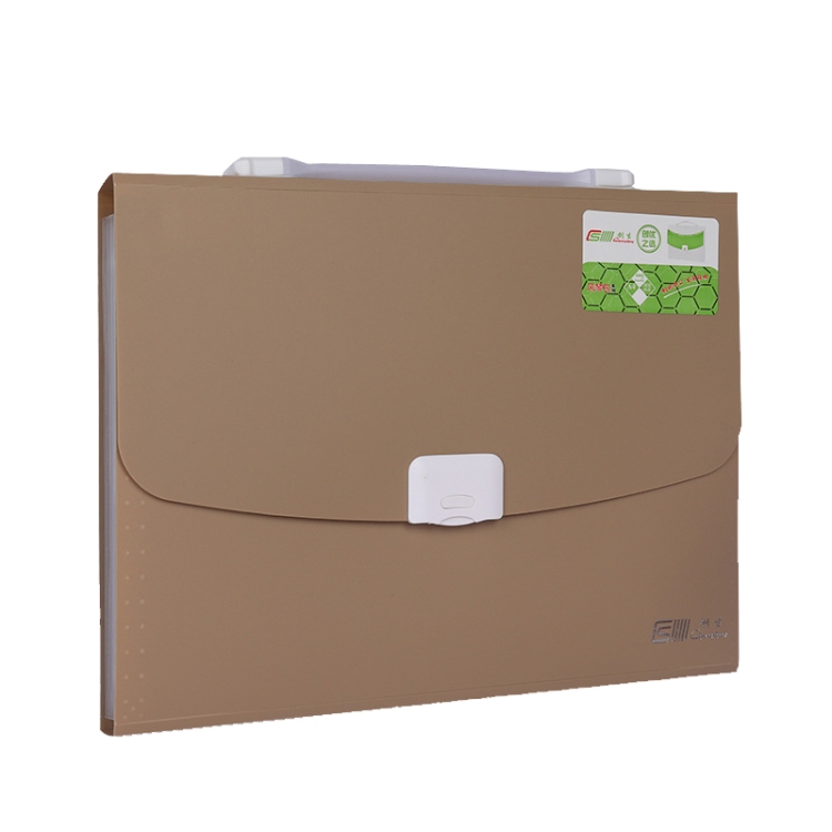 

ChuangSheng A4 Hand Ventilation Piano Bag Student Document Storage Plastic Folder(8029 Khaki)