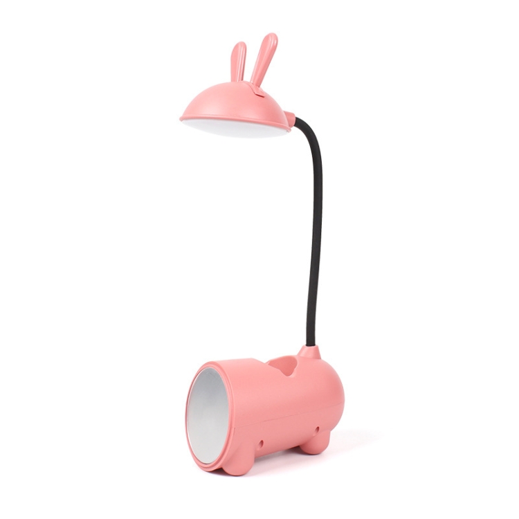 

FY003T Small Rabbit USB Charging Desk Lamp with Pen Holder( Pink)