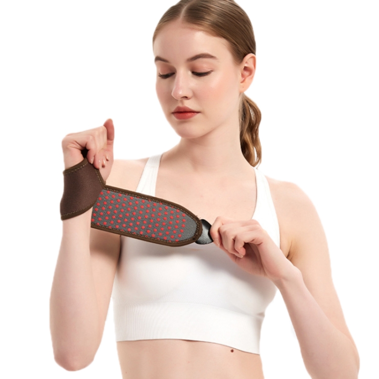 

2 PCS Self-Heating And Anti-Sprain Wiist Brace(Brown)