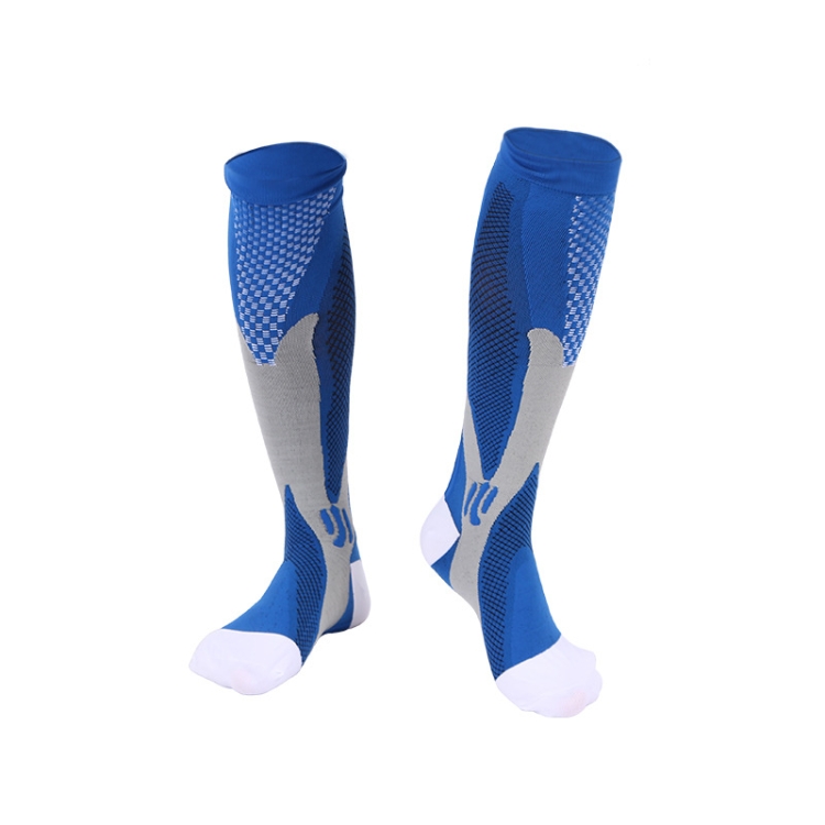 

3 Pairs Magic Compression Elastic Socks Men And Women Riding Socks Football Socks, Size: S / M(Orchid)