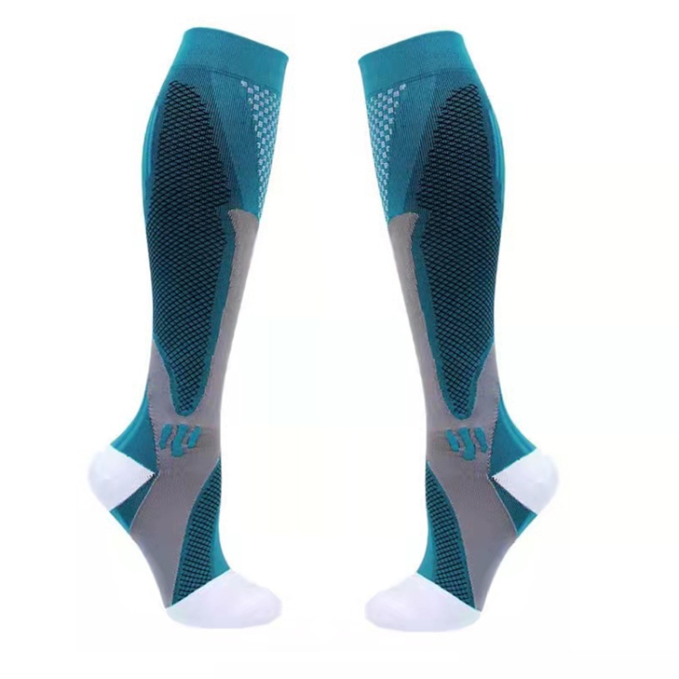 

3 Pairs Magic Compression Elastic Socks Men And Women Riding Socks Football Socks, Size: S / M(Ink)