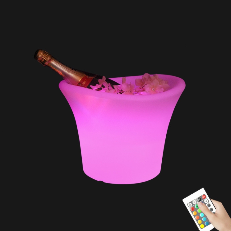 

ES-IC014 Waterproof LED Luminous Ice Bucket For Bars, US Plug, Size: 31x29x34cm