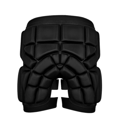 

Skating Hip Protector Hockey Pants Ski Sports Protective Gear, Style: Black Hip Protector(S)