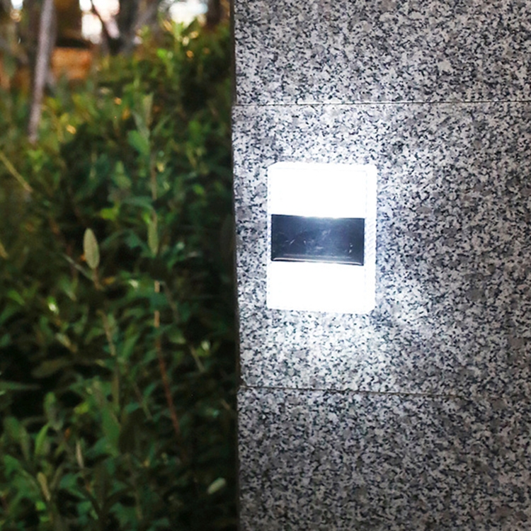 

6 LED Solar Night Light Home Outdoor Decorative Garden Lamp(White Light)