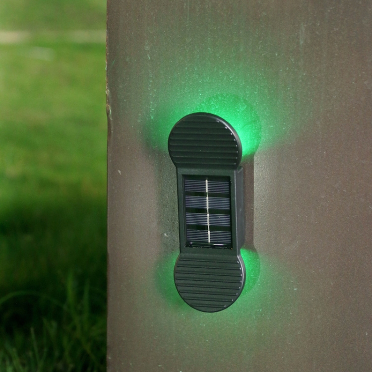 

2 LED Solar Light Outdoor Garden Waterproof Wall Light(Colorful Light)