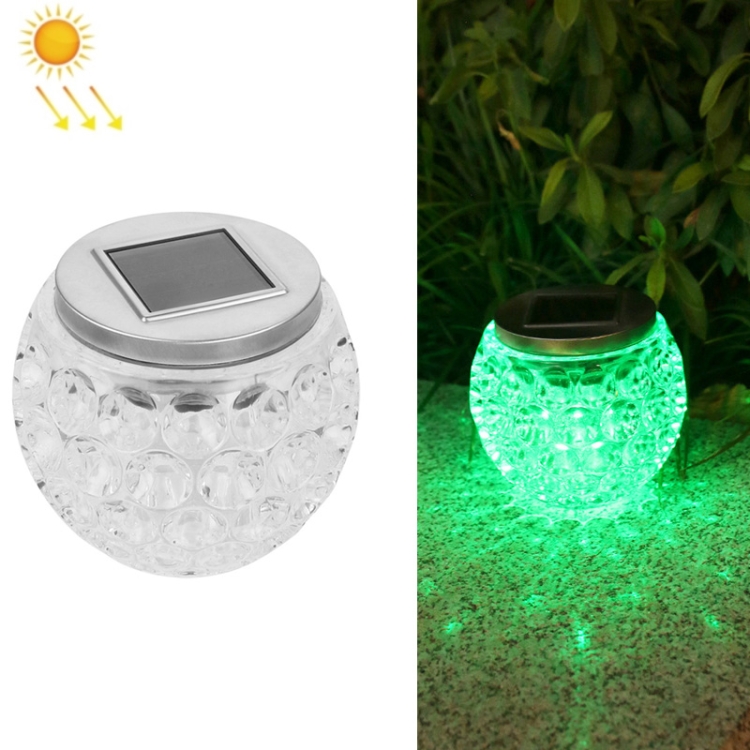 

Solar Outdoor Wishing Glass Jar Courtyard Decoration Light(Color Light)
