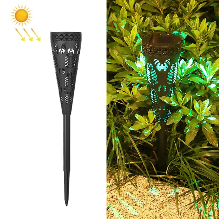 

2 PCS Solar Outdoor LED Hollow Garden Ground Lawn Light(TH017A-2 Color Light)