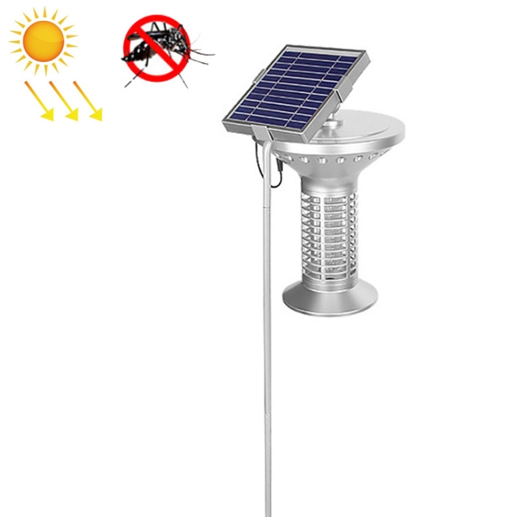 

Household Outdoor Solar Light Control Mosquito Lamp(Silver)