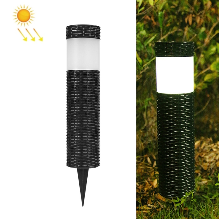 

Solar LED Outdoor Waterproof Cylinder Lawn Light, Style: White Light