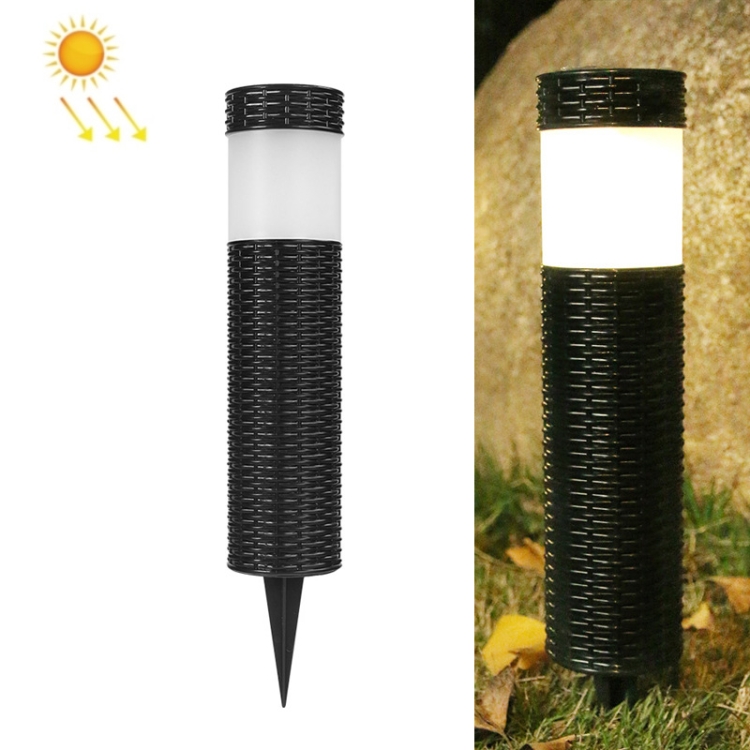 

Solar LED Outdoor Waterproof Cylinder Lawn Light, Style: Warm Light