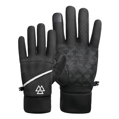 

Autumn Winter Waterproof Warm Cycling Gloves, Style: 176 Pocket(L)