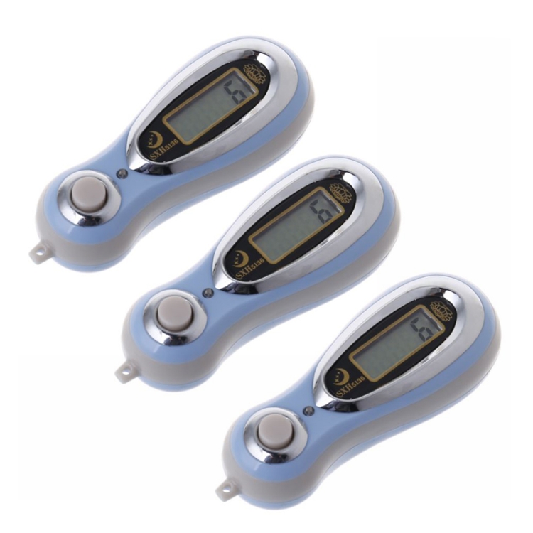 

3 PCS SXH5136 MP3 Shape Chanting Counter With Lanyard