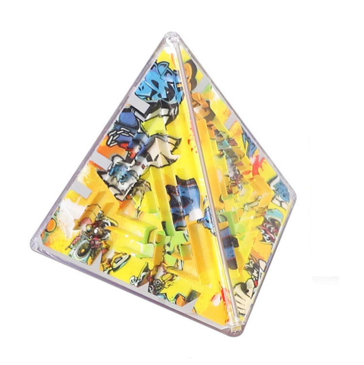 

3D Labyrinth Cube Educational Toys,Style: Tetrahedron - Art