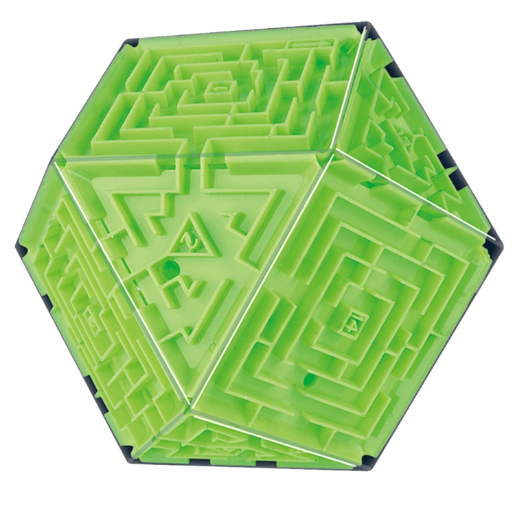 

3D Labyrinth Cube Educational Toys,Style: Fourteen Face - Green